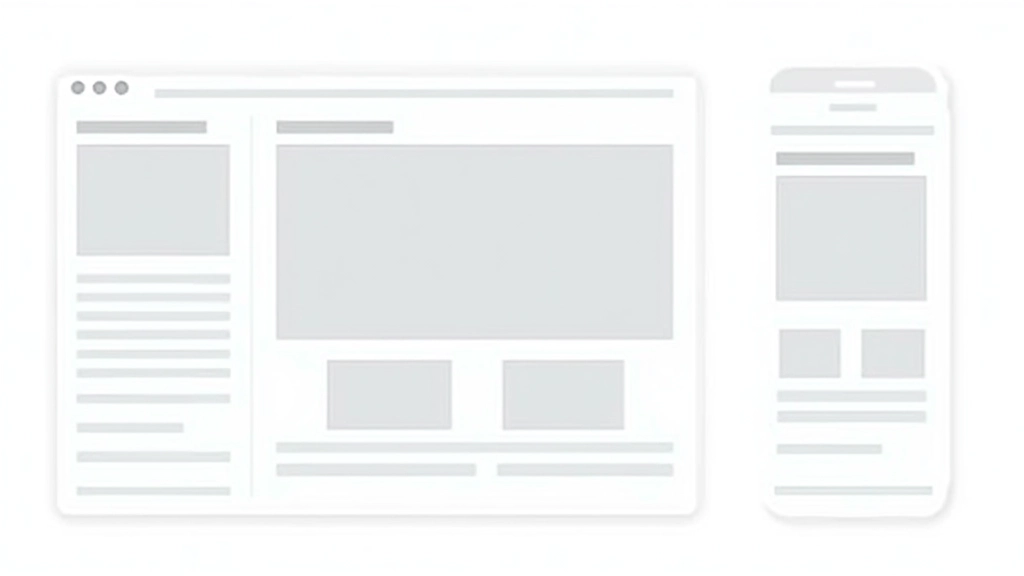 Grafische Darstellung von Blog-Bild-Dimensionen: 1200x450px auf Desktop, vollbreit auf Mobile