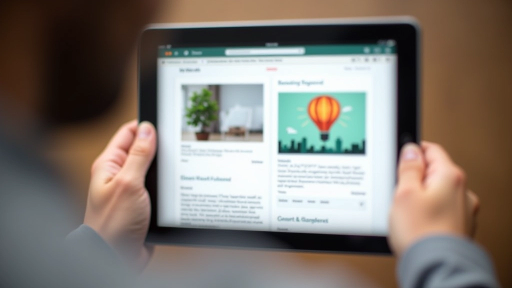Vergleich: Seitenleiste neben Text vs. Vollbreite Layout auf Tablet